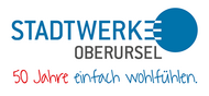 Logo der Stadtwerke Oberursel zum Jubiläum 50 Jahre