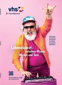 Titelbild Programm vhs Hochtaunus Herbst/Winter 2025