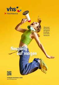 Titelbild Programm vhs Hochtaunus Frühjahr Sommer 2026