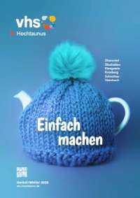 Titelbild Programm vhs Hochtaunus Herbst Winter 2026-2027