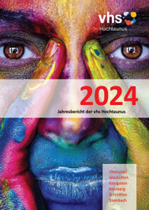Titelseite Jahresbericht der vhs Hochtaunus 2024